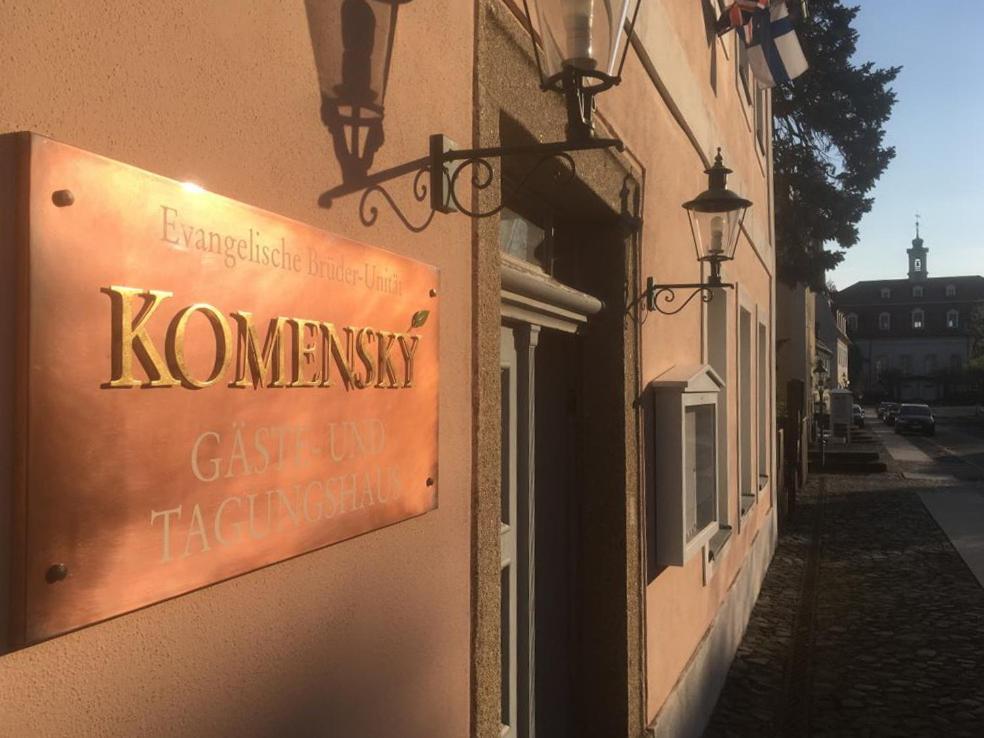 Komensky Gaeste- Und Tagungshaus Herrnhut Extérieur photo